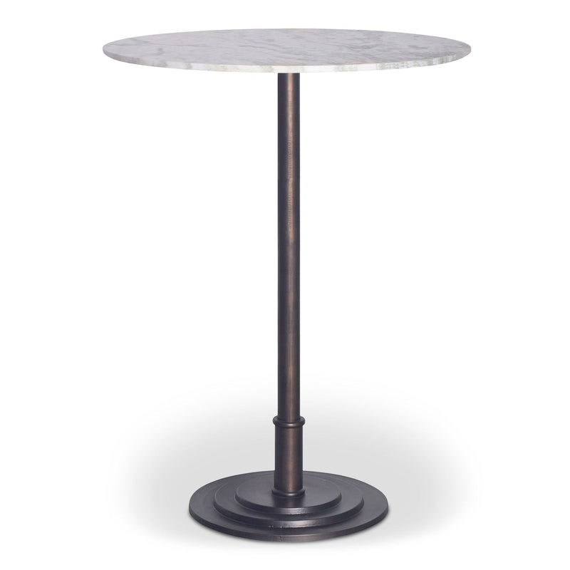 Tori - Outdoor Bar Table - White Marble