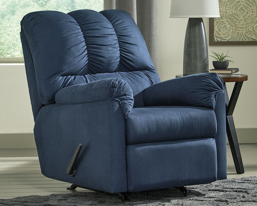 Darcy Rocker Recliner - Blue