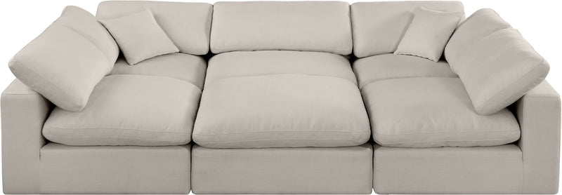 Comfy - 6 Piece Linen Sectional