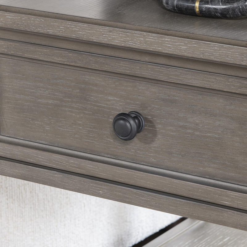 Grayson - Chairside Table - Honeyed Oak