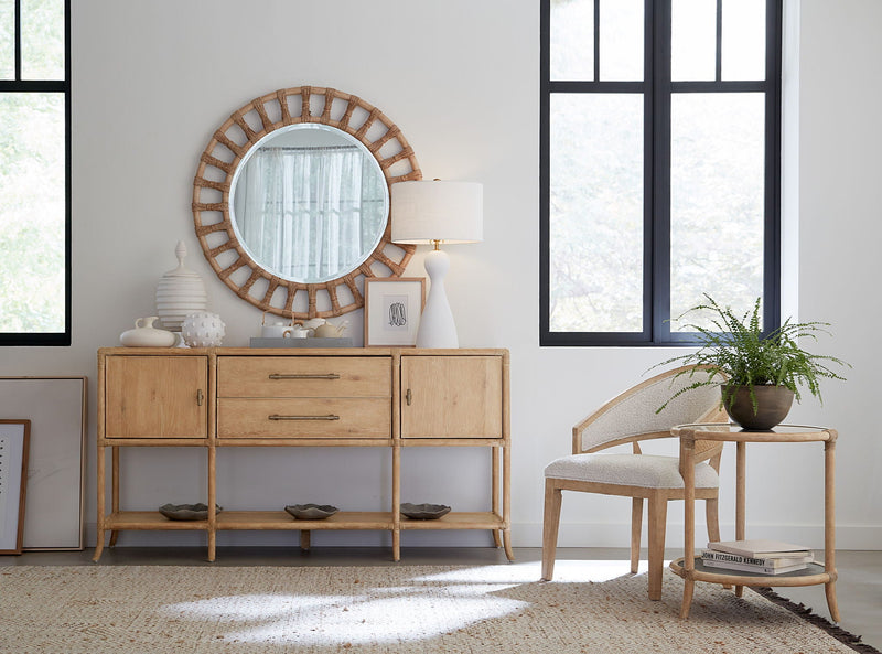 Retreat - Pole Rattan Accent Mirror