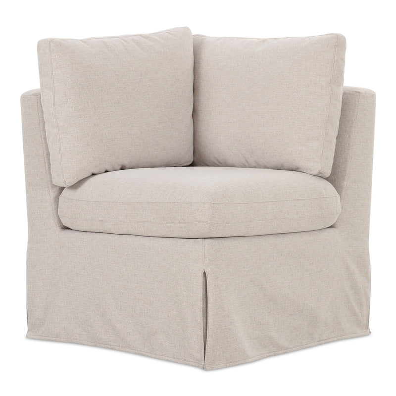 Fable - Slipcover Dining Corner Chair - Beige