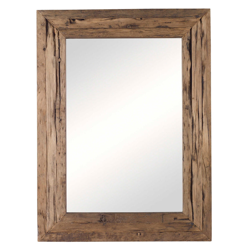 Rennick - Wood Mirror - Dark Brown