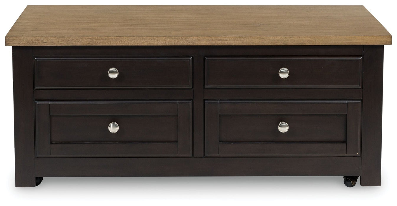 Drazmine - Lift Top Cocktail Table - Brown
