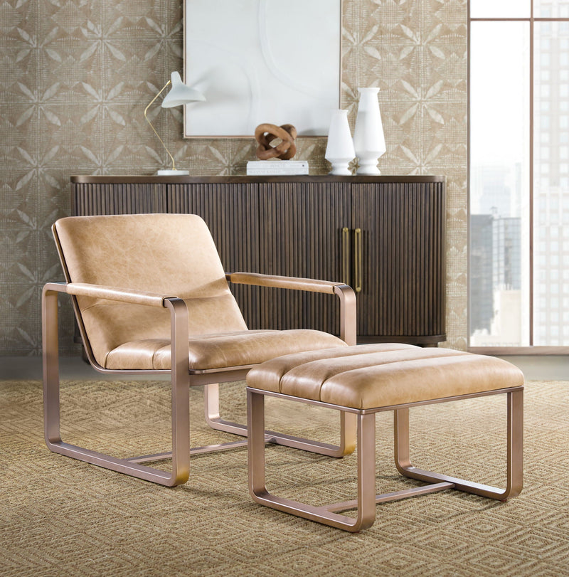 CC - Cooper Ottoman - Brown