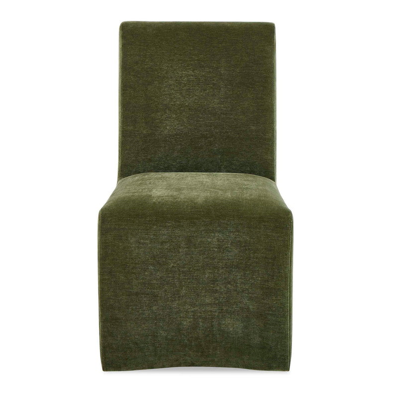 Moro - Armless Dining Chair - Moss