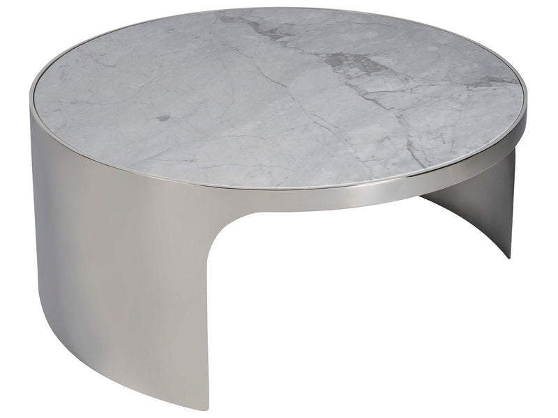 Modern - Revolve Large Nesting Table - Silver