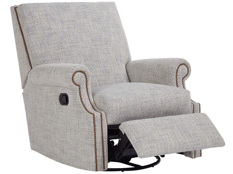 Maria Swivel Glider Recliner Special Order Pearl Silver