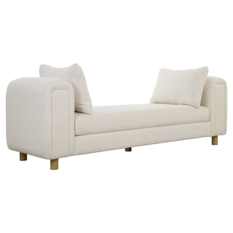 Repose - Oversized Ivory Bench