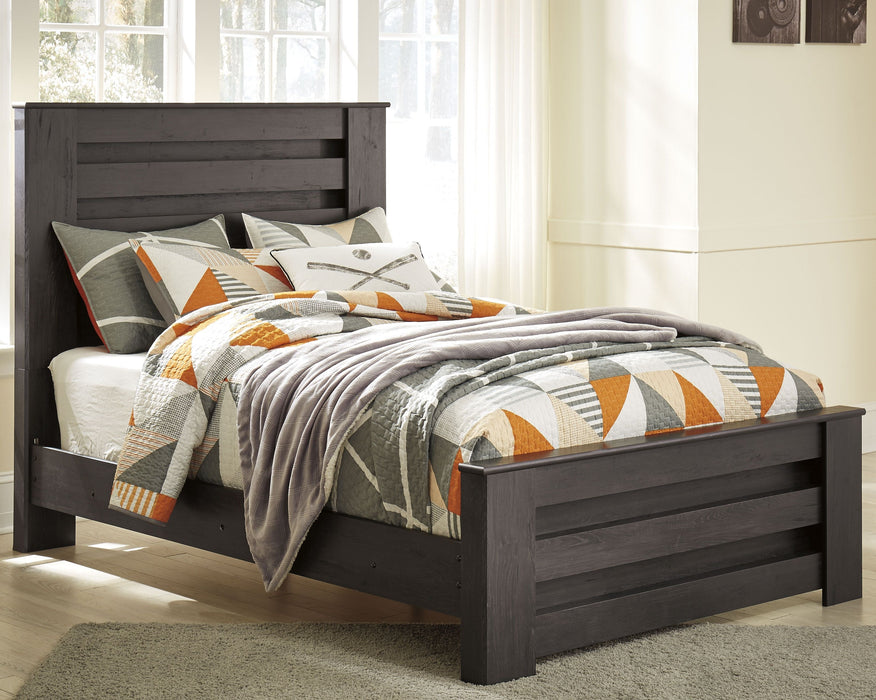 Brinxton Charcoal Panel Bed - Queen