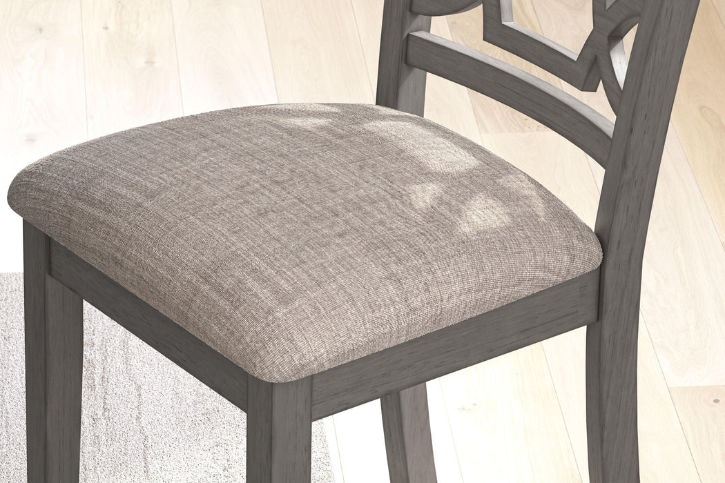 Wrenning - Dining Room Table Set (Set of 6) - Gray