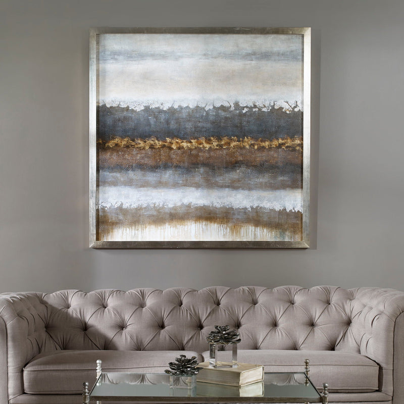 Layers - Landscape Art - Silver