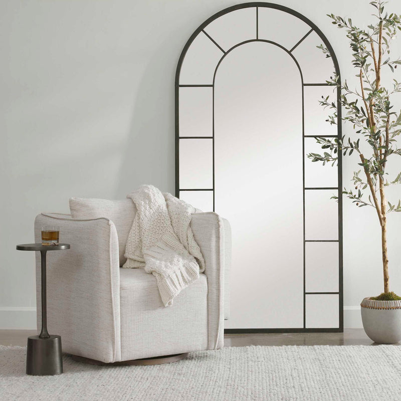 Corben - Swivel Armchair - Silver