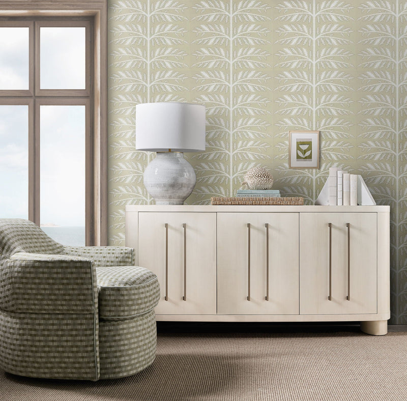 Melange - Bar None Credenza - White