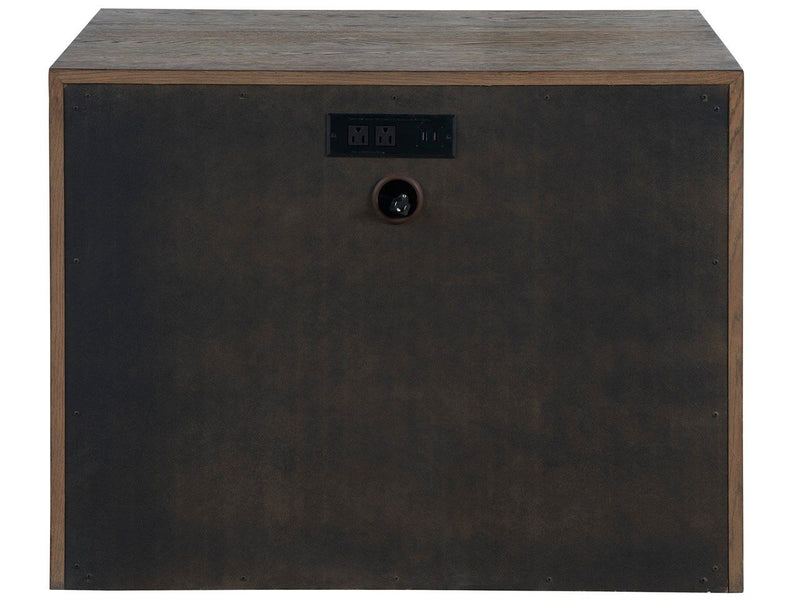 Modern - Atlas Drawer Nightstand - Dark Brown