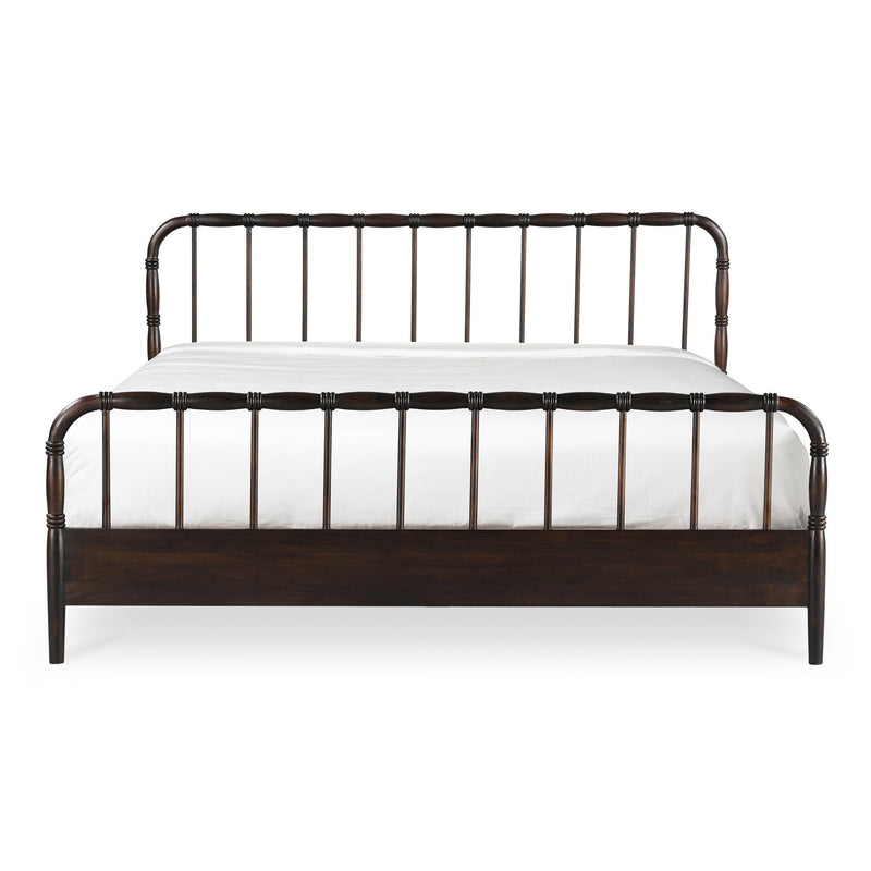 Vivian - King Bed - Dark Brown