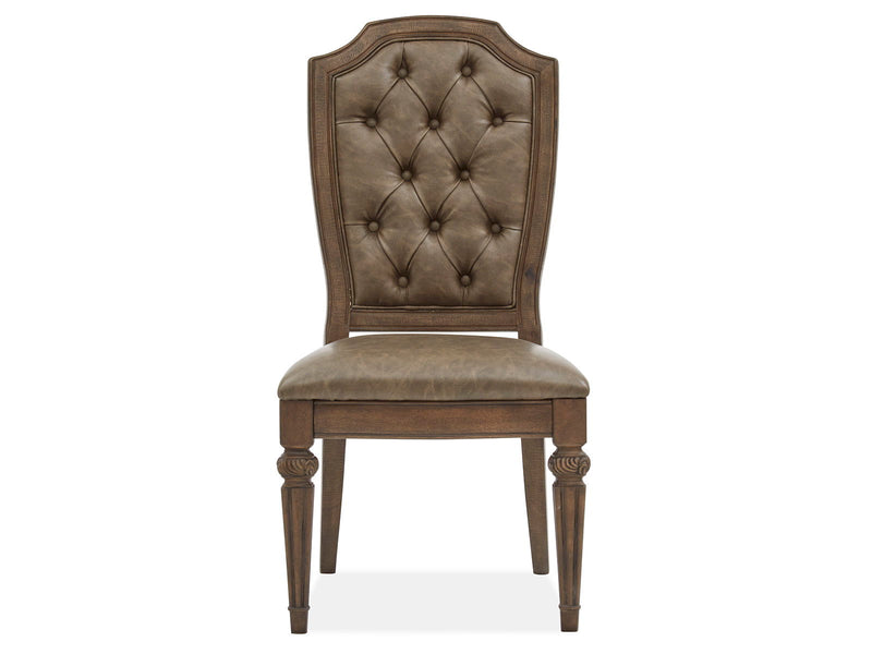 Durango - Wood Dining Side Chair With Upholstered Seat and Back (Set of 2) - Willadeene Brown