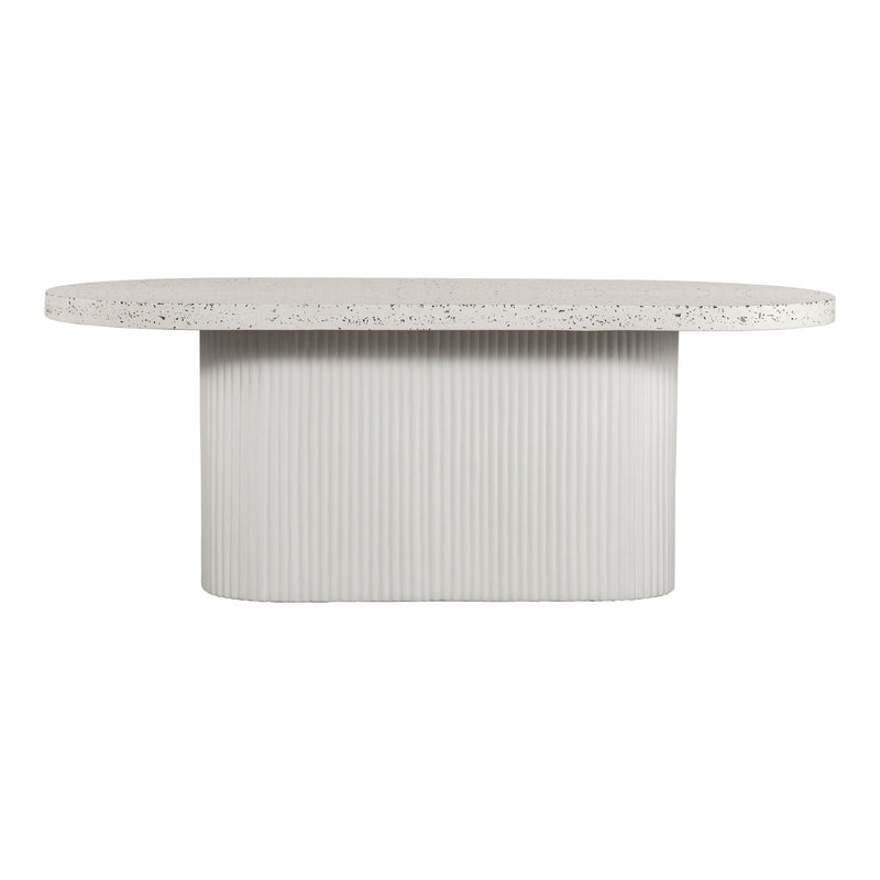 Lyon - Outdoor Cement Dining Table - Light Gray