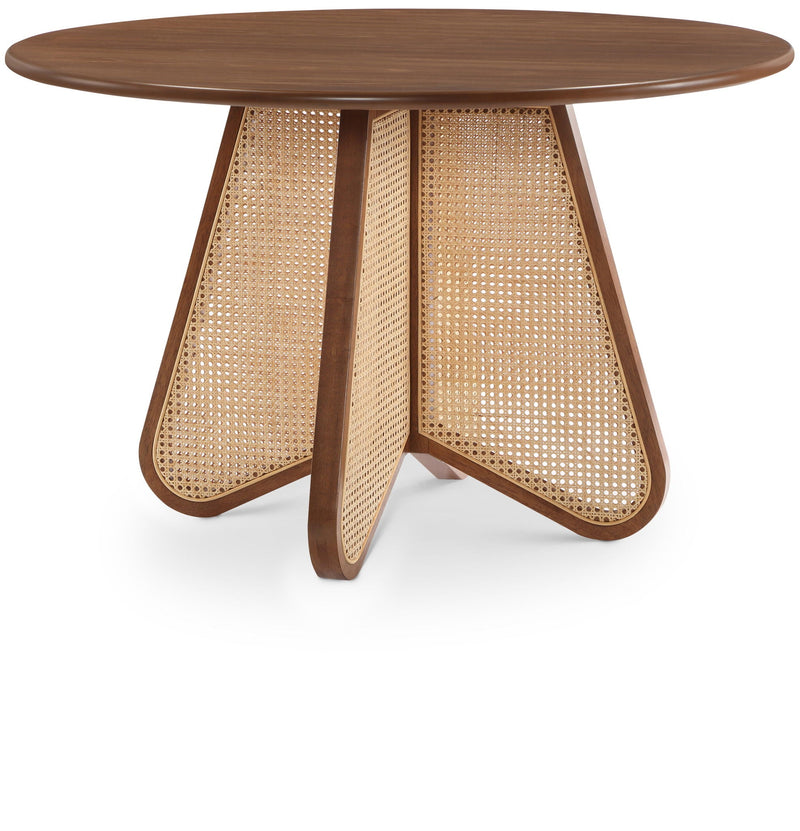 Butterfly - Solid Wood And Natural Cane Table