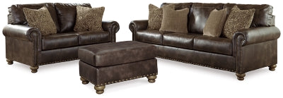 Nicorvo Queen Sofa Sleeper, Loveseat and Ottoman