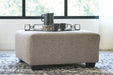 Ballinasloe Oversized Accent Ottoman Platinum - Furniture Depot (4759364108390)