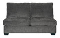 Ballinasloe 3 Piece LAF Chaise Sectional Smoke - Furniture Depot