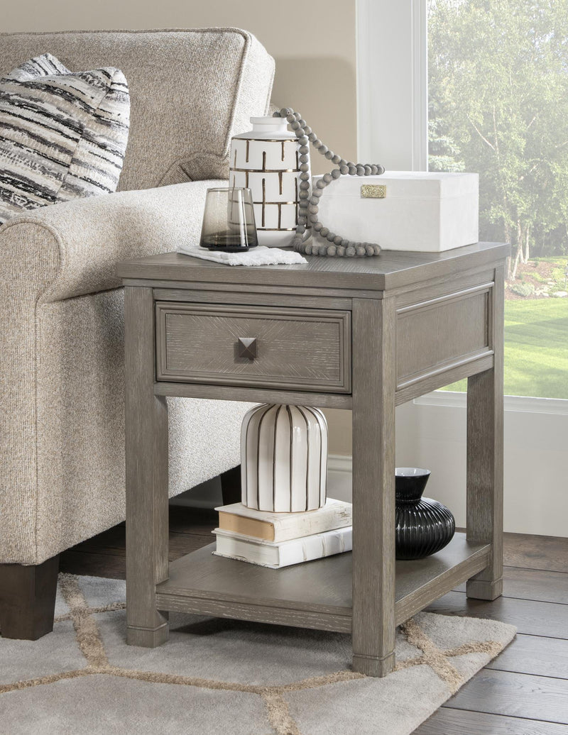 Lena - Chairside Table - Mink