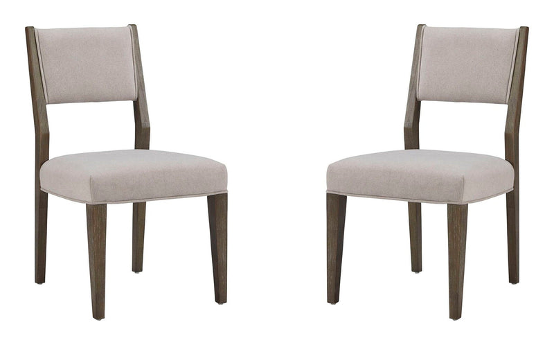 Kavanaugh - Dining Side Chair With Upholstered Seat& Back With o Slats (Set of 2) - Gray