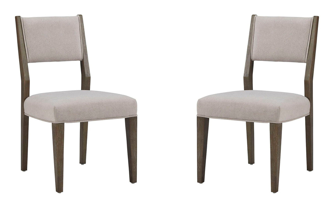 Kavanaugh - Dining Side Chair With Upholstered Seat& Back With o Slats (Set of 2) - Gray