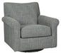 Renley - Swivel Glider Accent Chair - Ash