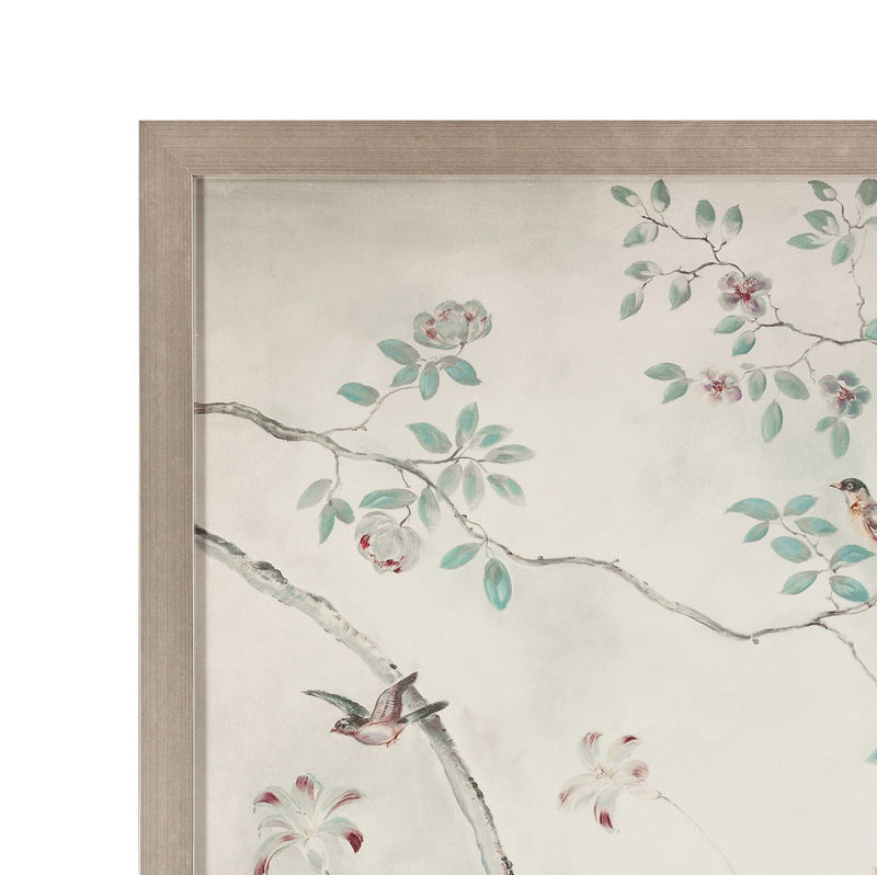 Sylvan Study Framed Print - Cream