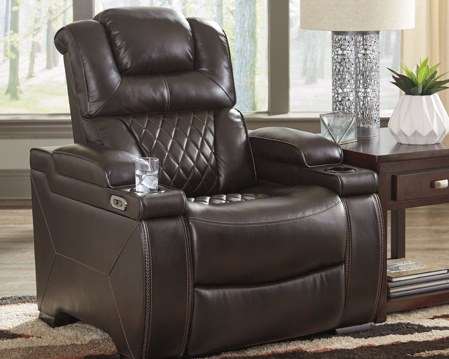 Warnerton Dark Brown 3 Pc. Power Sofa, Loveseat, Recliner