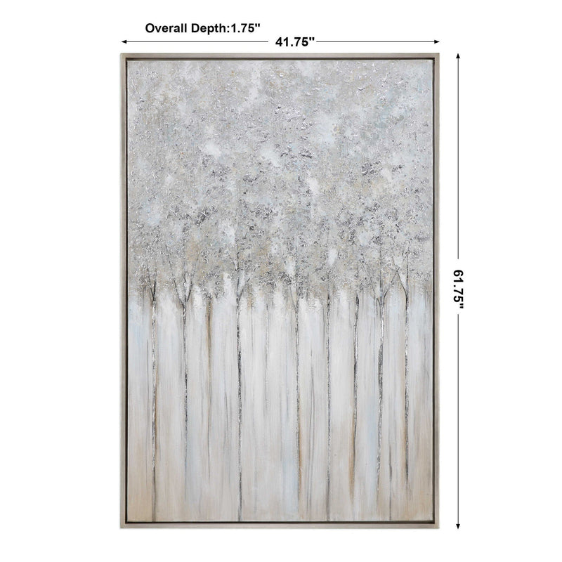 Strength In Numbers - Abstract Art - Beige