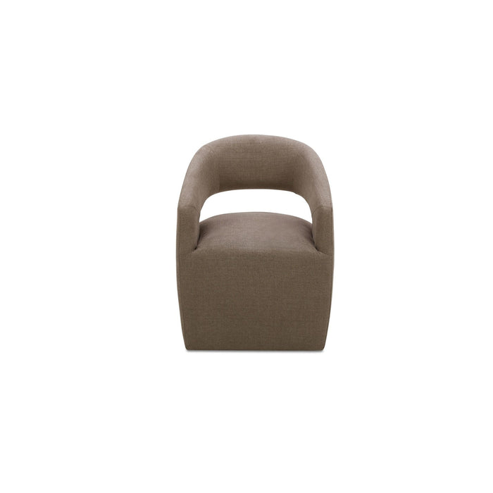 Barrow - Rolling Dining Chair - Soft Taupe