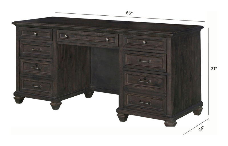 Sutton Place - Credenza - Weathered Charcoal