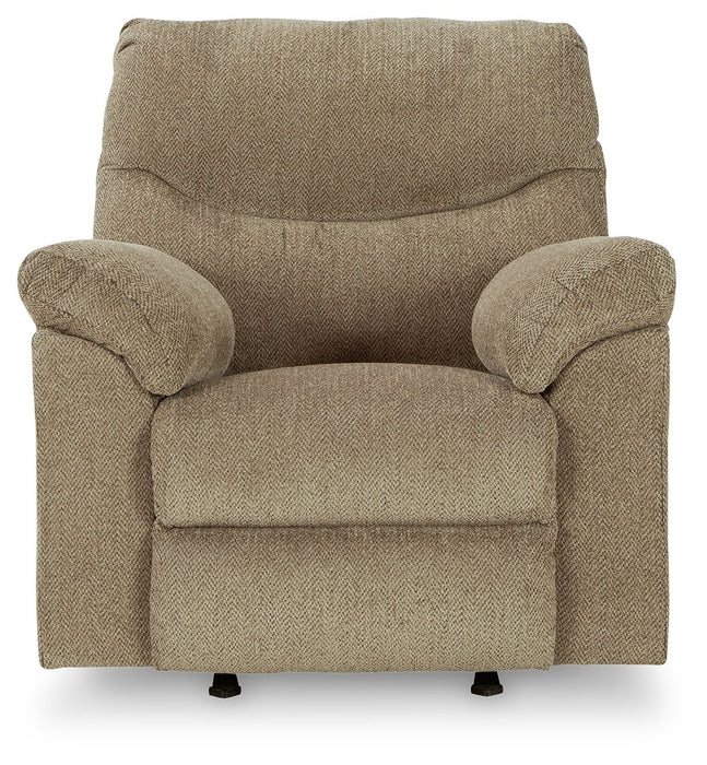 Alphons - Rocker Recliner - Fabric - Briar