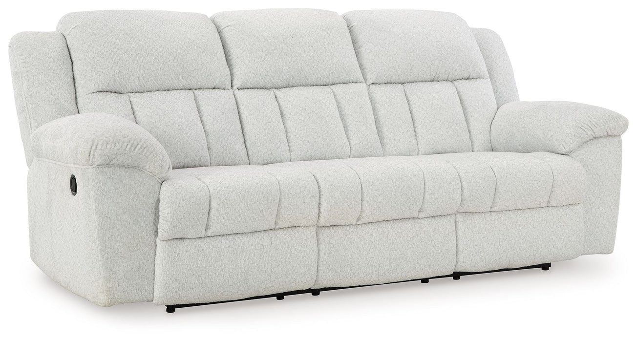 Frohn - Reclining Sofa - Fabric - Snow