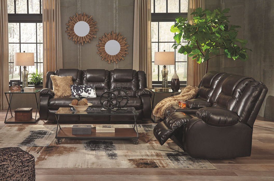 Vacherie Dbl Rec Loveseat W/Console