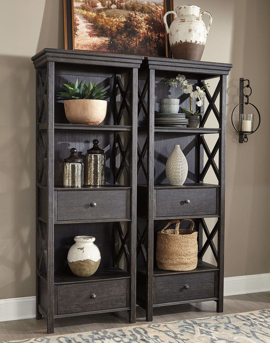 Tyler Creek Dark Gray Display Cabinets