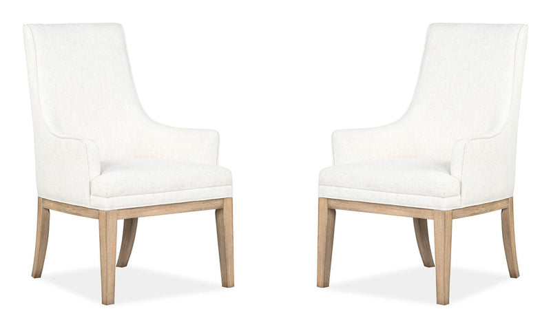 Coventry - Upholstered Host Chair (Set of 2) - Honey Wheat