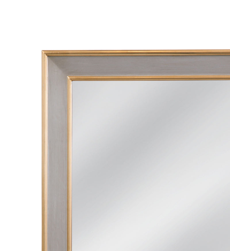 Doubled - Wall Mirror - Pearl Silver
