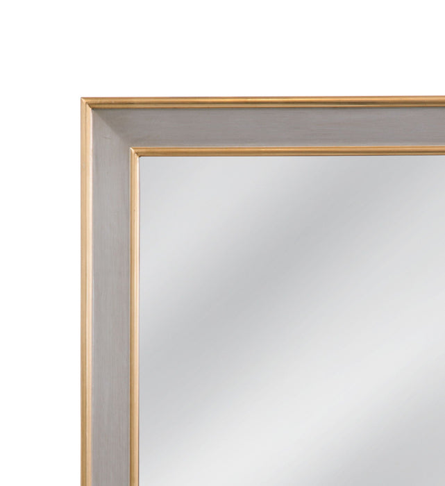 Doubled - Wall Mirror - Pearl Silver