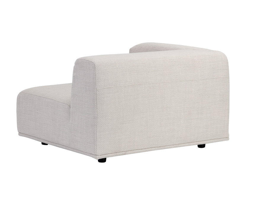 Darren Modular - Left Armchair - Moto Stucco