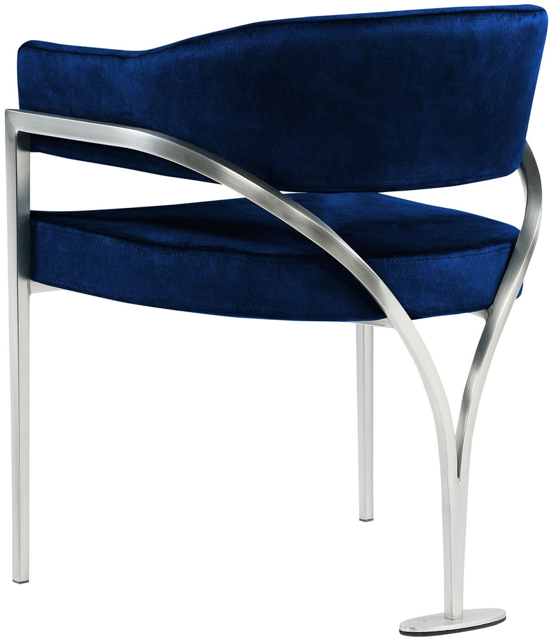 Madelyn - Dining Chair (Set of 2) - Brushed Chrome