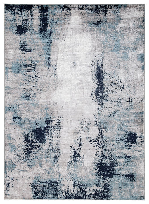 Leonelle Cream / Blue / Gray Rug