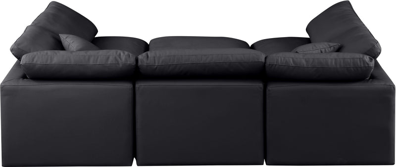 Indulge - Faux Leather 6 Piece Modular Sectional