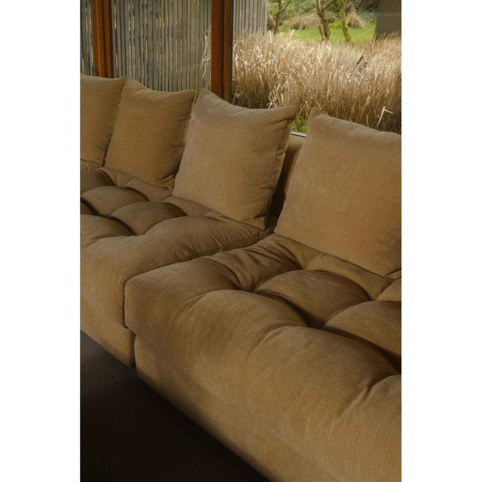 Davie - Lounge Modular Sectional - Golden Yellow