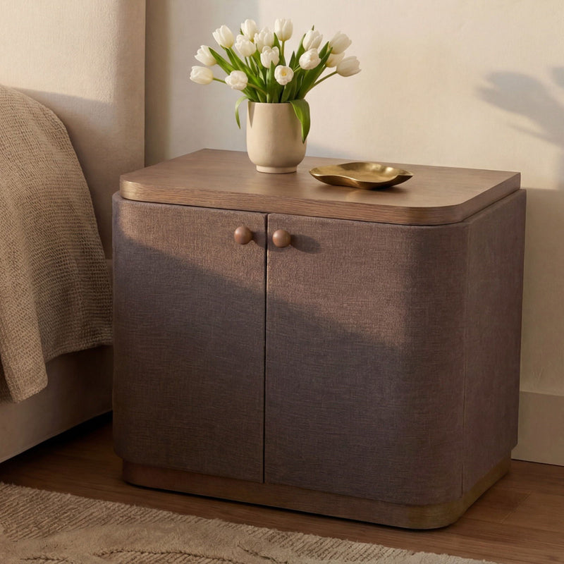 Simone - Nightstand - Brown