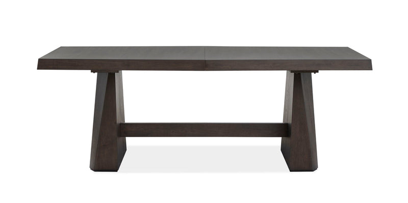 Tauren - Extendable Double Pedestal Dining Table - Coffee Bean
