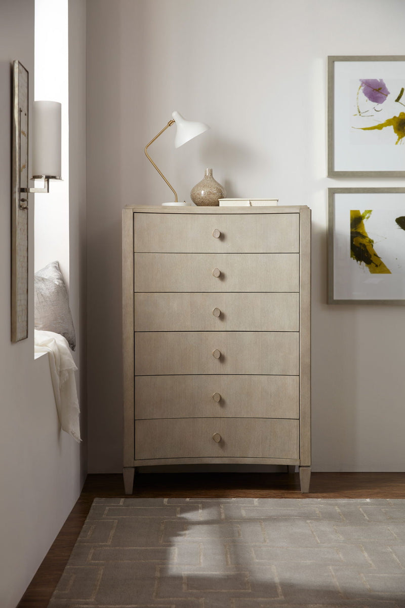 Elixir - 6-Drawer Drawer Chest - Silver